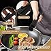 Cramelith Removable Pot Handle, 2pcs Detachable Pan Handles, Universal Pan Handle, Replacement Handles for Pots and Pans, Fits All Cookware