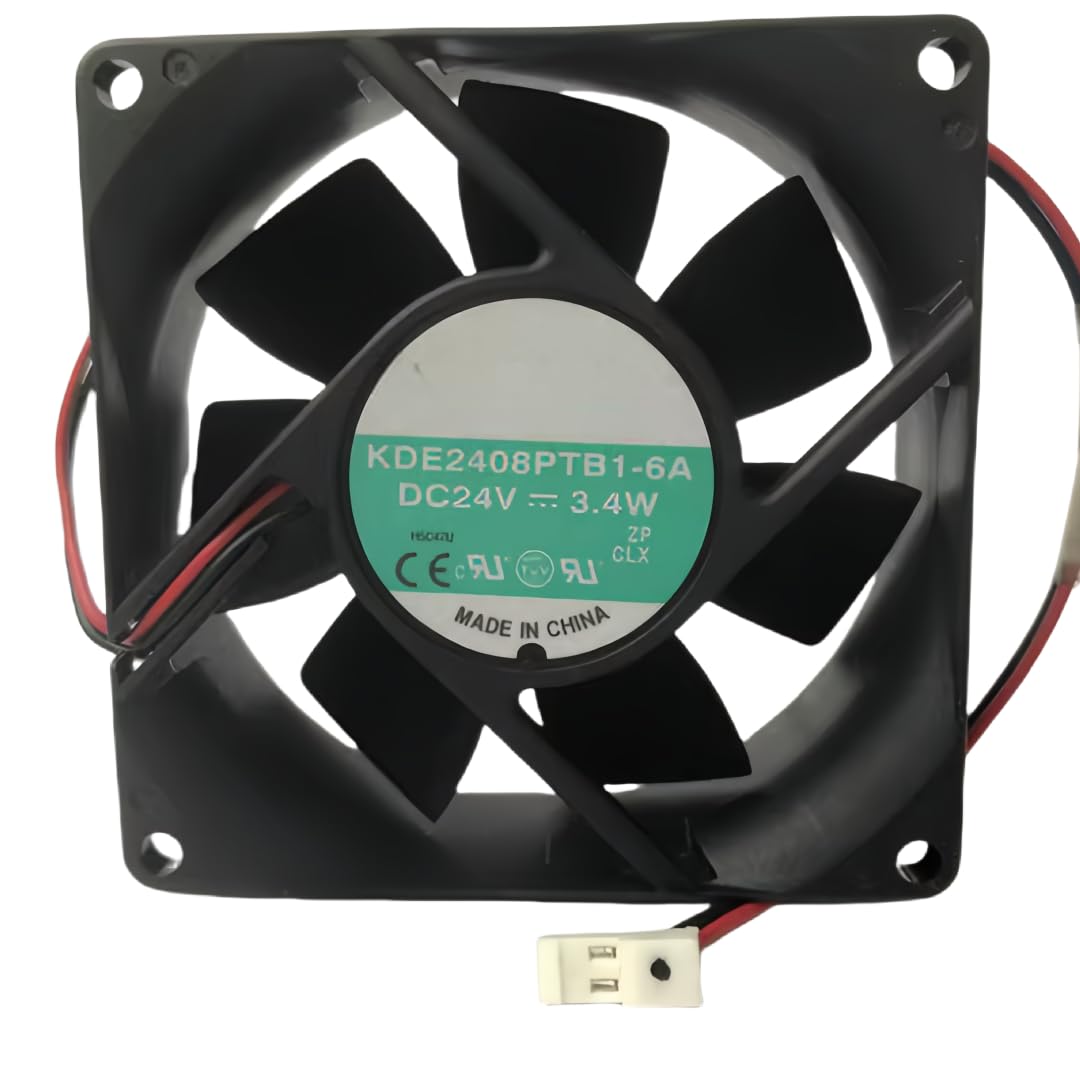 CZVJUKBYP KDE2408PTB1-6A DC24V 3.4W 8CM 8025 Cooling Fan 80X80x25MM