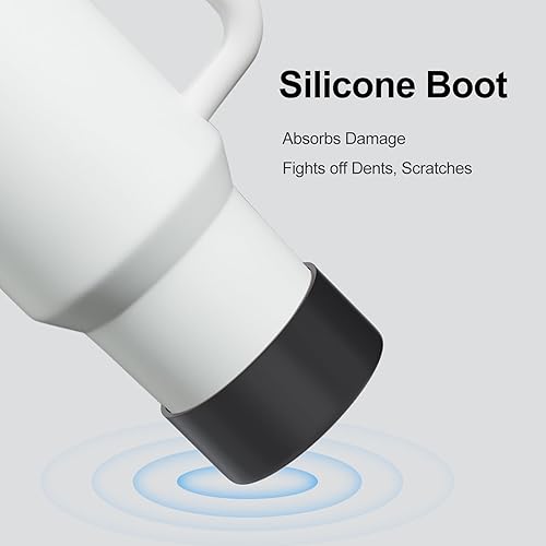 Miniatura 3 de AUPTIM Silicone Boot for Stanley 40 oz Quencher, Cup Boot Sleeve, Protective Water Bottle Boot, Simple Modern Boot, Tumbler Boot Silicone Bottom