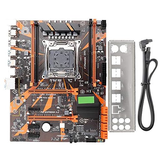 X99 LGA2011-3 DDR4 Motherboard, Computer Desktop Motherboard Gaming Mainboard, Support 4 DDR4 2133/2400/2800, with 8 SATA2.0 Port & 1 SSD M.2 Interface