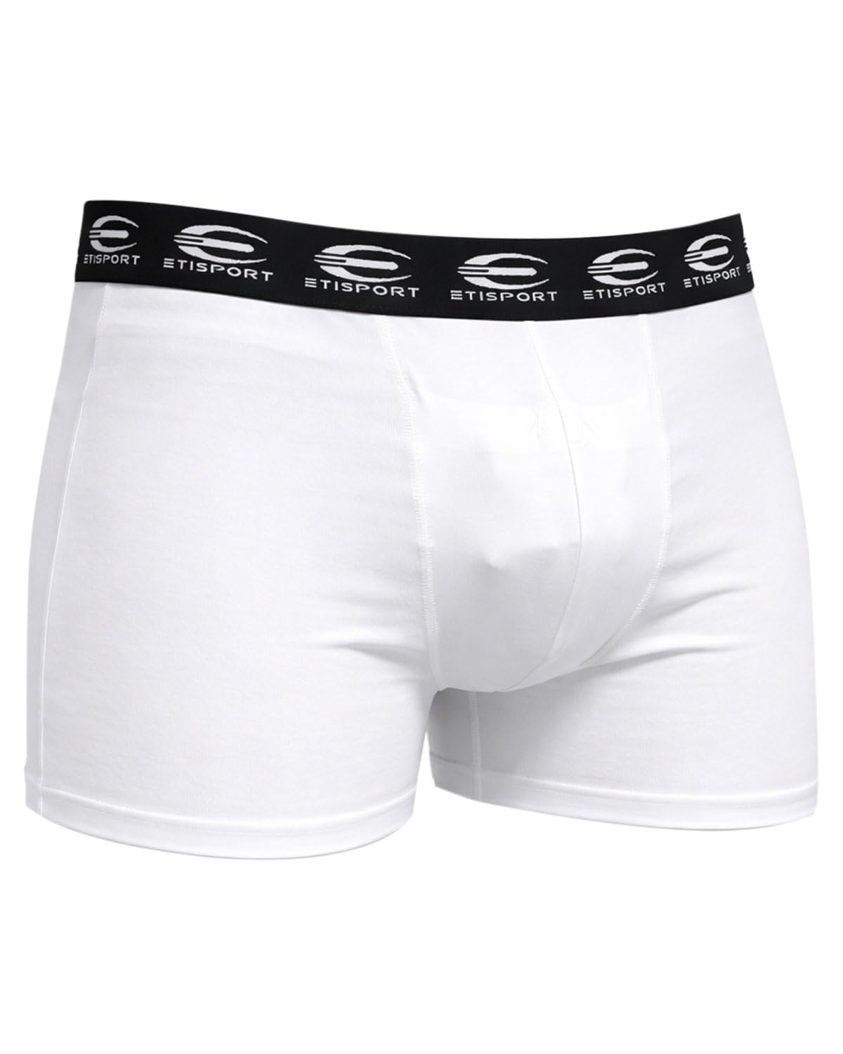 ETISPORT Sports Boxer with Groin Guard Pocket White Protection Support XXL