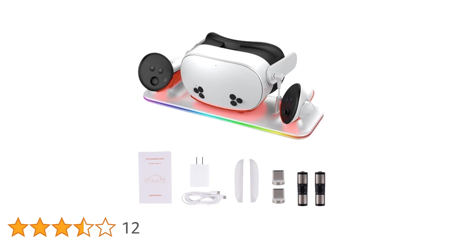 Amazon | Meta Quest 3S 対応 充電ドック 磁気 デザイン Quest 3S VR