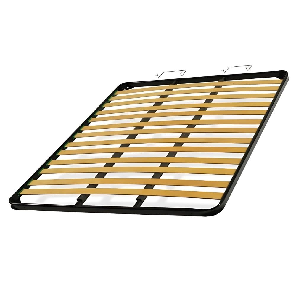 Rete matrimoniale a doghe smontata RETEKIT160CONT per letto contenitore 160x190 con ferma materassi, rete letto matrimoniale, supporto ortopedico a doghe