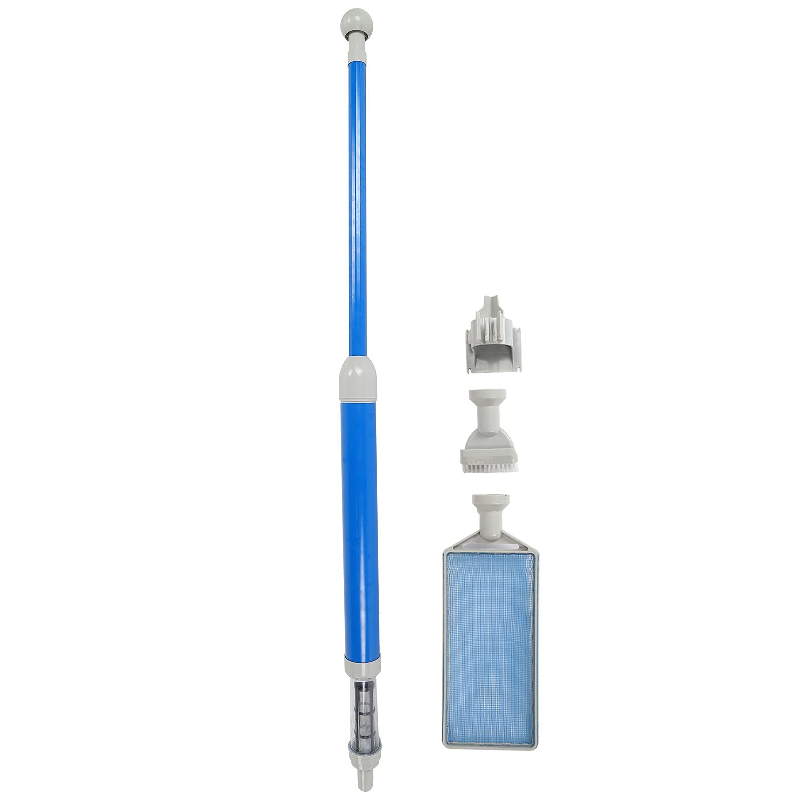 Eujgoov Aspirador de Piscina Plástico, Kit de Succión con Cepillo de Red,