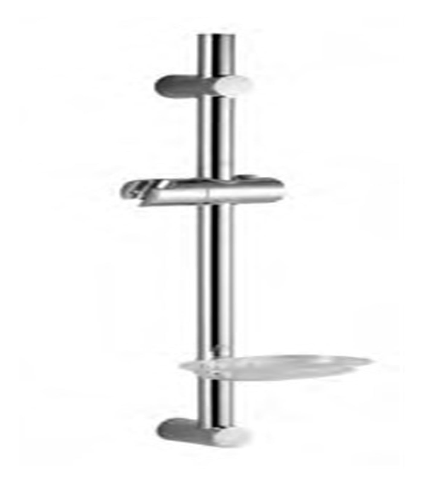 Ensemble robinet de douche d'acier inoxydable avec colonne coulissante chic - 4