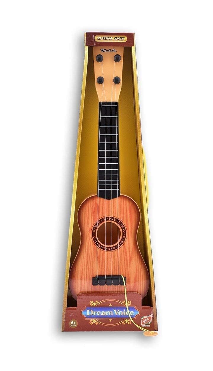 RA Empire 4 String Guitar for Kids - 17 Inches Wooden Finish Classical Series Musical Toys for Beginners Kids, Perfect Music Learning Educational Instrument Sound Toy Gitar for Gift & Fun (3-6 Years)-image-37