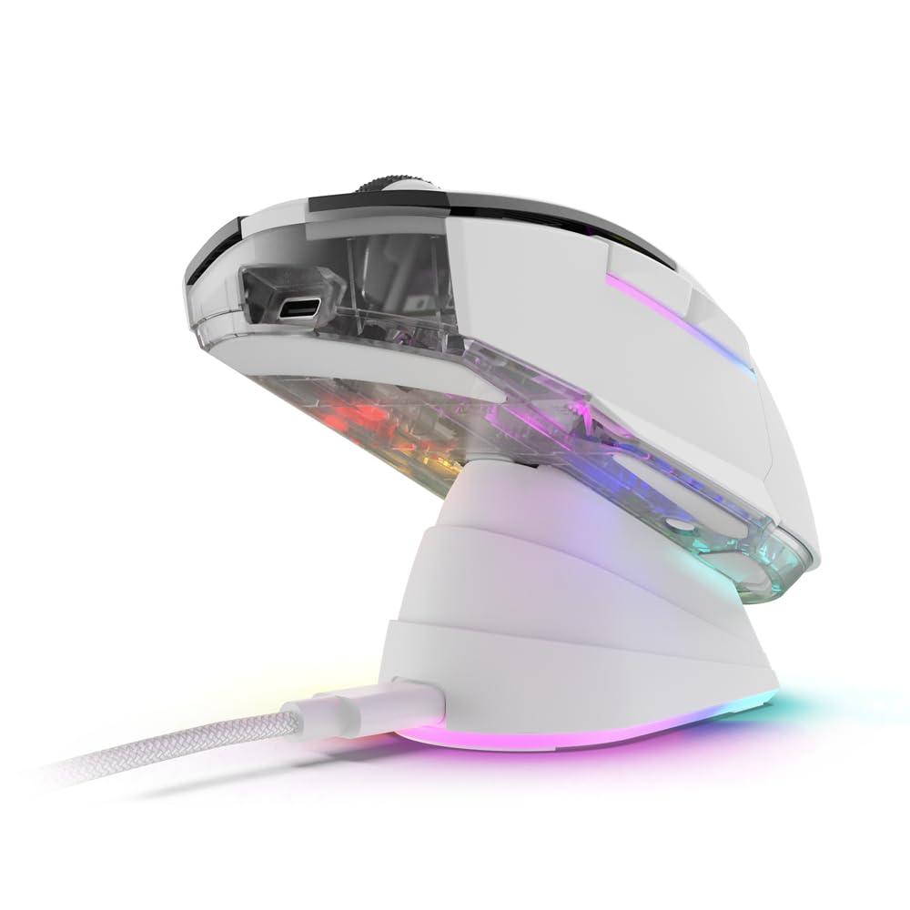 Sharkoon SGM50W mouse Giocare Mano destra RF Wireless + USB Type-A Ottico 6400 DPI