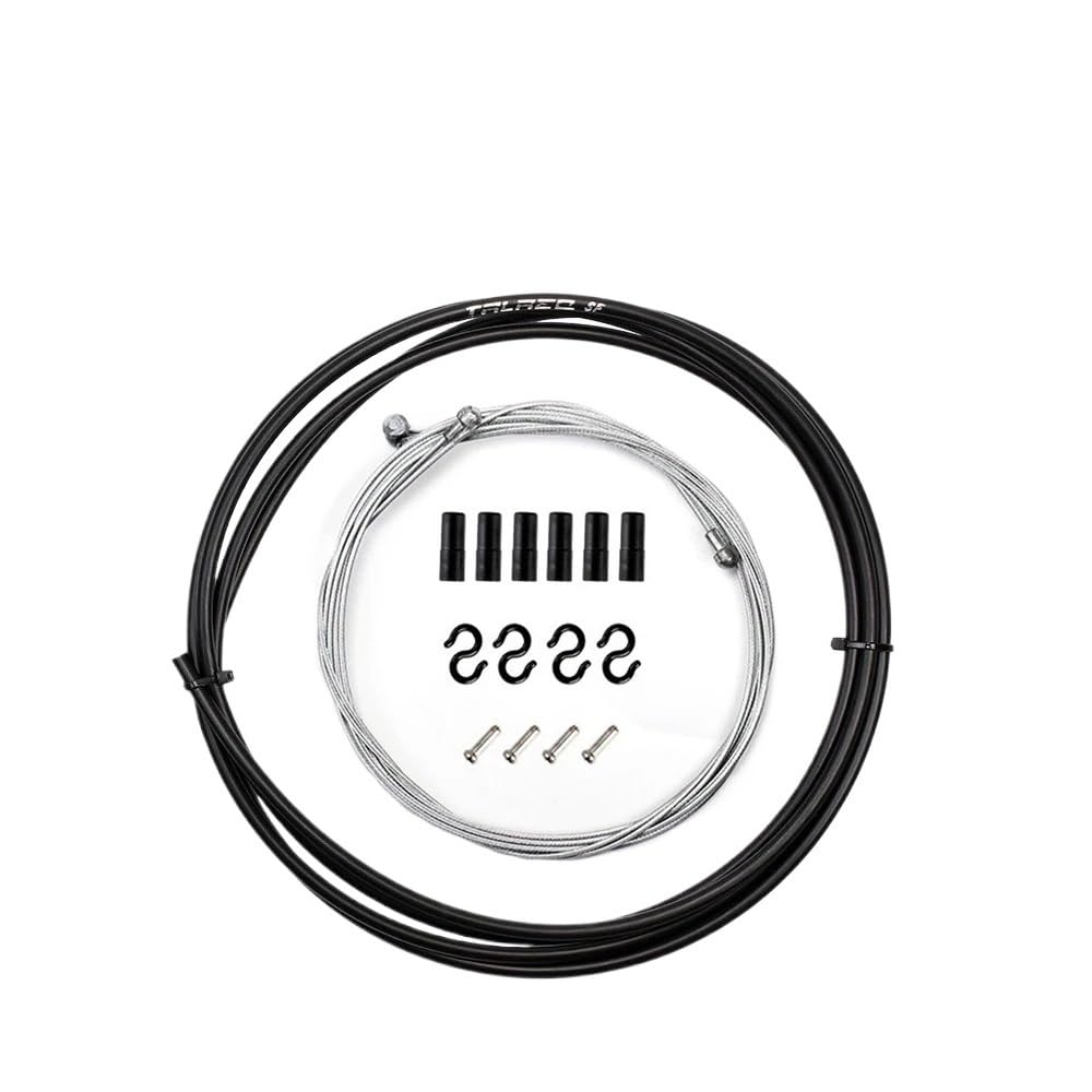 Brake Cable 2m/2.5m Wire for Bicycle Bike Shifters Derailleur Brake Cables Shift Cable 4mm/5mm MTB Road Shifter Line(Brake Black 5mm)