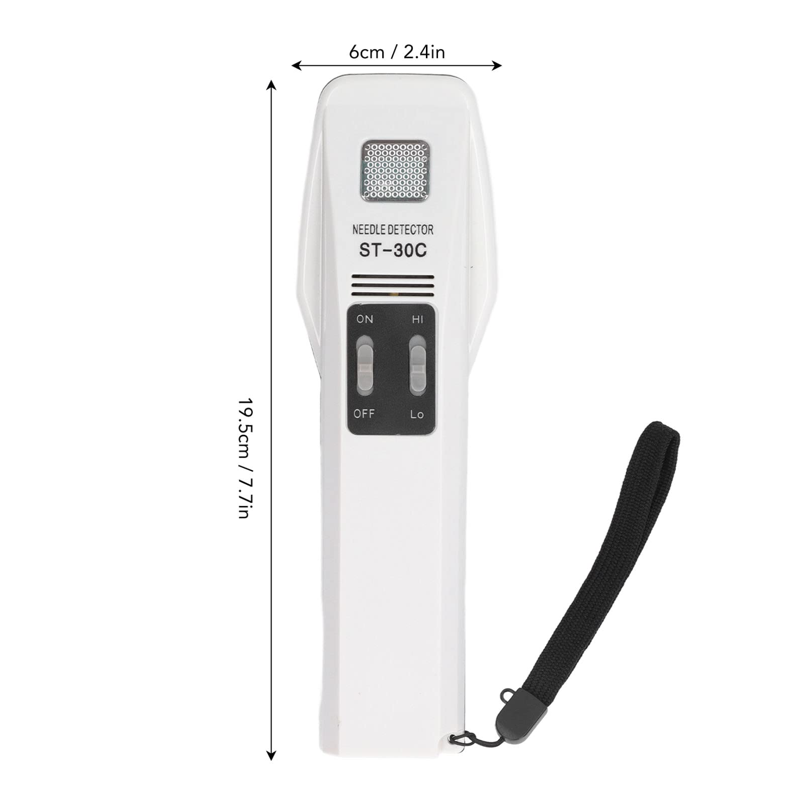 Septpenta Metal Detector Pinpointer, Bacchetta Puntatore Portatile Impermeabile, Alta Sensibilità, Sonda per Localizzazione Oro, Funzione di Allarme Sonoro e Luminoso per Trovare Monete D'Oro
