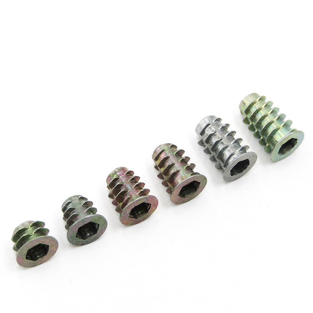 Zinc Alloy Flange Nuts 10-Pack 3/8-16 UNC Threaded Flange Insert Nuts ...