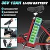 ELEKGO Vélo électrique, 20"*3.0 Pneus Larges vélo électrique Pliable, vélo de Trajet Urbain E Bike avec Moteur 250W, 36V 12Ah Batterie Amovible, 7 Vitesses Ville E-Bike pour Unisexe Adulte #2