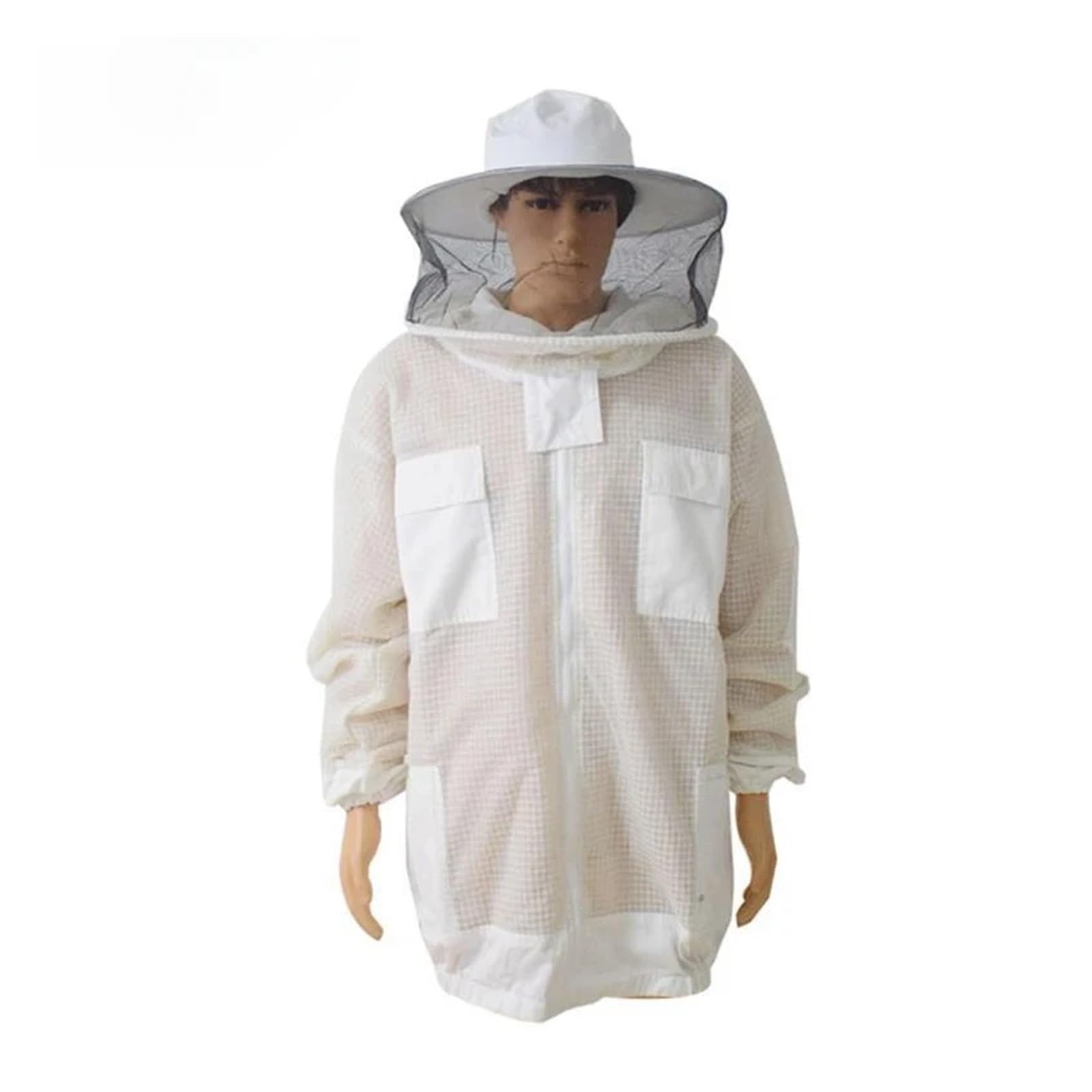 Combinaison d'apiculture professionnelle Vêtements d'apiculture Vêtements d'apiculture avec combinaison amovible Vêtements d'apiculteur(L)