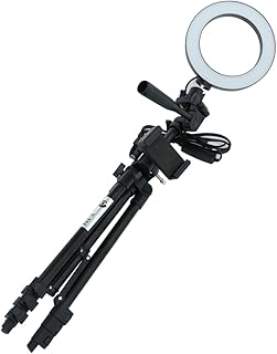 minkissy smartphone stand tripod ring light cell phone holder for tripod Selfie Fill Light Photography Video Light Ring Lamp LED Lamp camera light set mobile phone holder light up Metal 16C