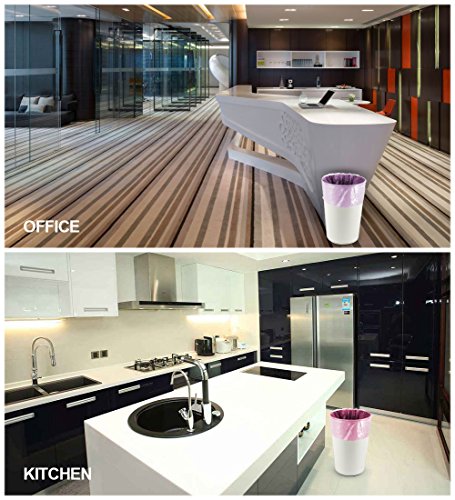 Forid Small Bathroom Trash Bags - 2.6 Gallon Colored Garbage Bags 250 Counts 10 Liter Unscented Waste Can Liners Wastebasket Liner For Home Office (2-3 Gal) - Durable & Thick Trash Bag #TOP3