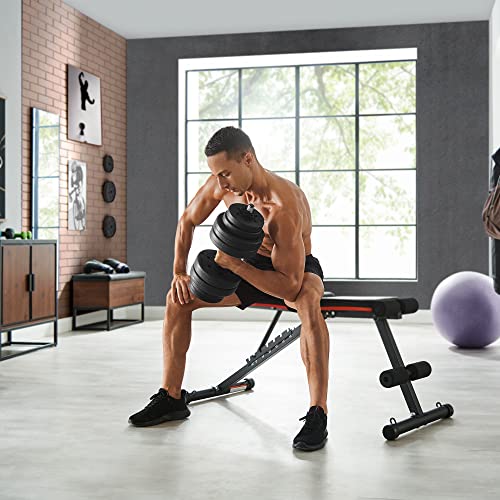 51I1KUv3rhL SONGMICS Set of 2 Dumbbells, 2 x 15 kg, Adjustable Weights, for Men Women Workout, Fitness Training, Weight Lifting at… - Image 4