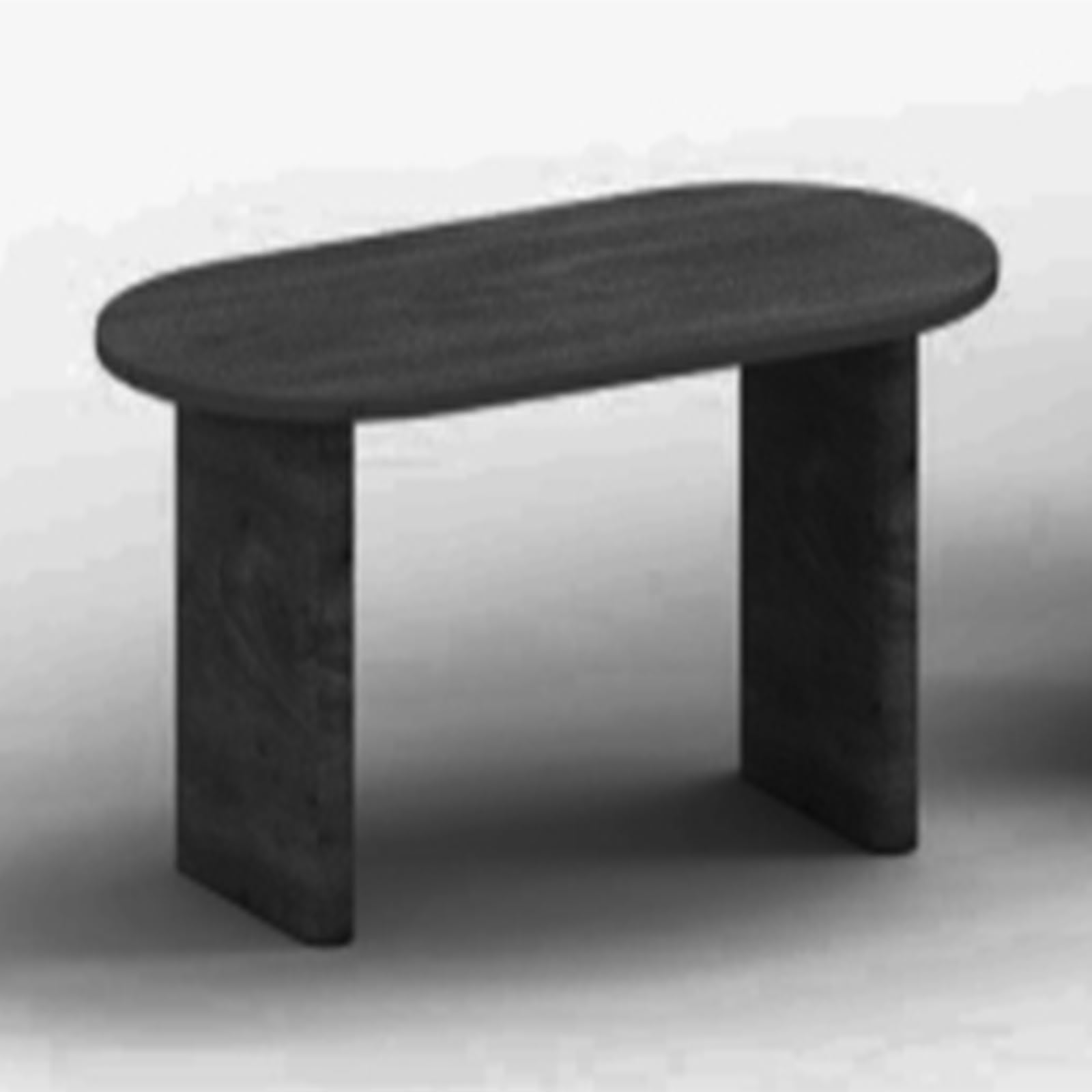 Garvee 70.8 in Dining Table for 6-8 People, Modern Oval Kitchen Table with Wood Strip Base Sturdy MDF Dinner Table for Kitchen, Living Room, Office, Restaurant, Multi-Use