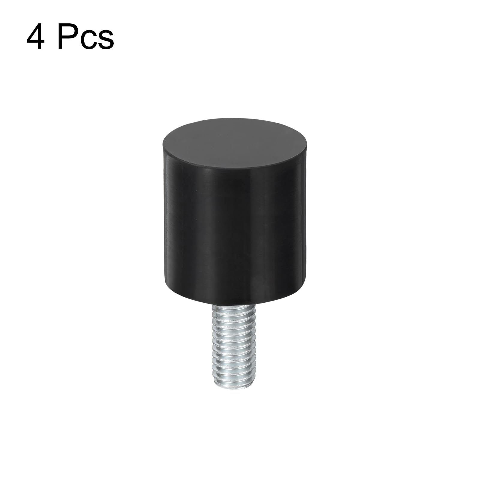 uxcell M8 Thread Rubber Mounts, Vibration Isolators, Cylindrical Shock Absorber with Studs 25 x 25mm 4pcs — Amazon image 3