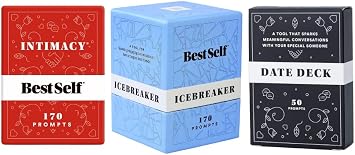 BestSelf Co. Ultimate Connection Card Bundle Deepen Relationships & Spark Conversations