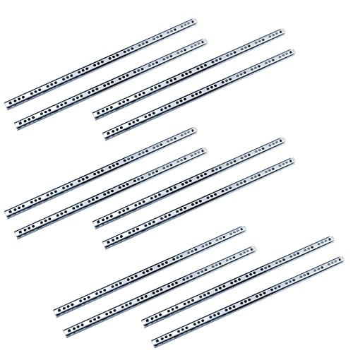 51I1MK53ZdL Uenhoy 6 Pair Drawer Slides 16' Full Extension Slide Track Rail...