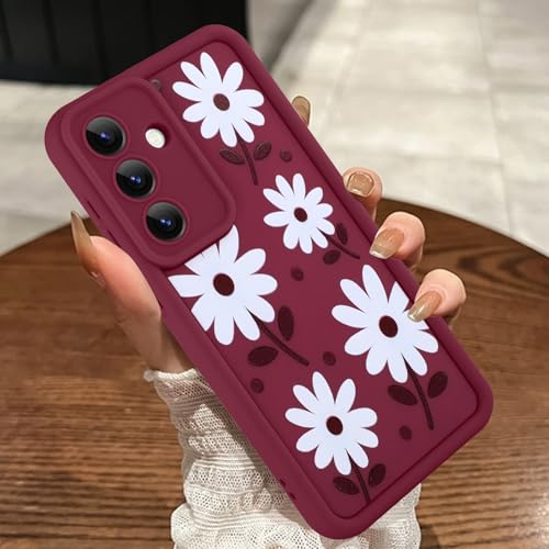 Image of Compatible with Samsung Galaxy S26 Plus Case, Wine Red