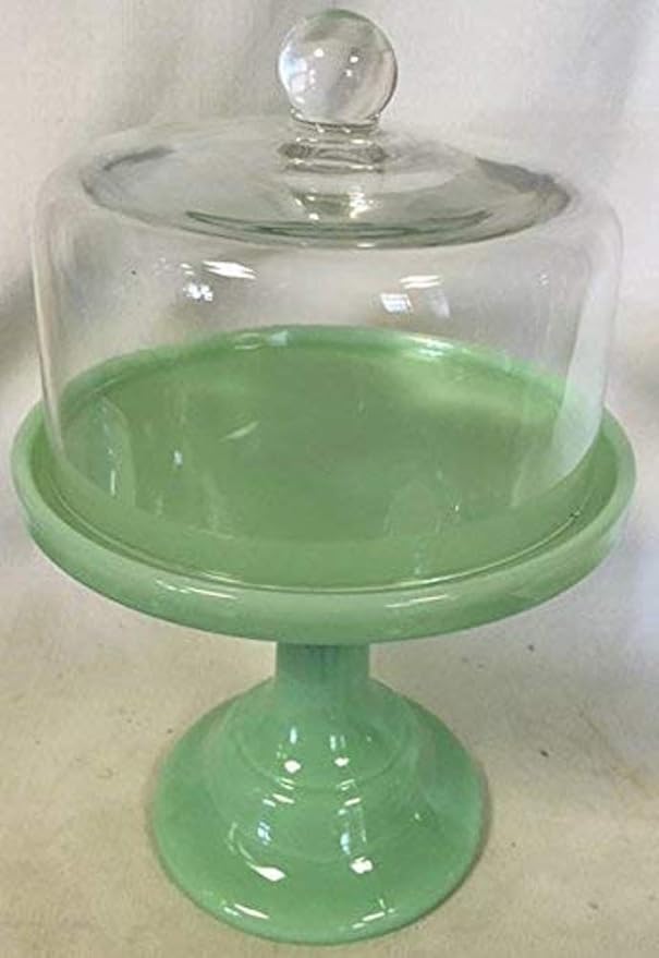 Plain & Simple Bakery Cake Plate Stand with Cake Dome