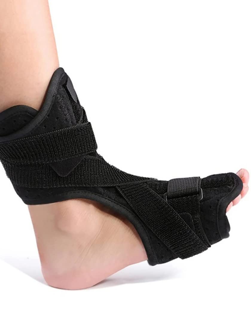 Tutore per stecca notturna per fascite plantare Supporti dorsali elastici regolabili Ortesi per piede cadente per lesioni al piede/frattura da stress