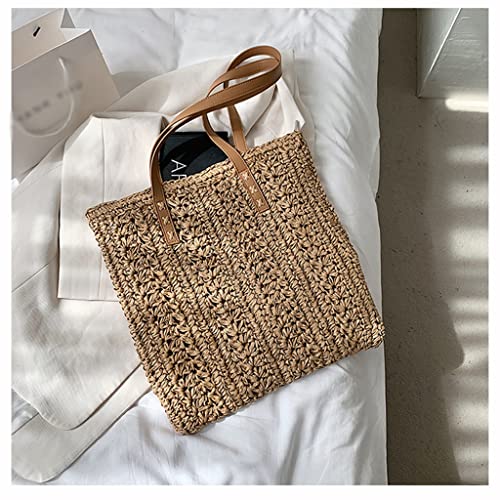 Hollow Beach Bag Handmade Woven Shoulder Bag Shopping Travel Bag Bohemian Vacation Casual Tote4