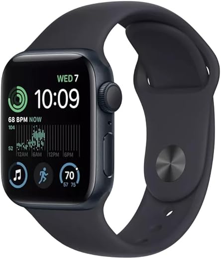 Apple Watch Series 7, Midnight Aluminum Case with Midnight Sport Band (Refurbished)