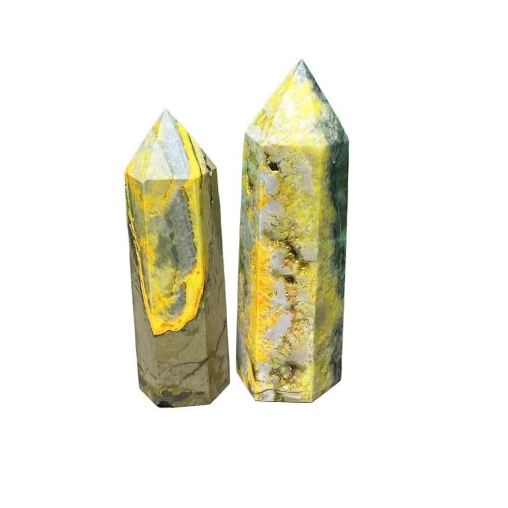 QWZTAEOZA 1pcs 80g 60-68mm Quartz Crystal Pillar Home Decor