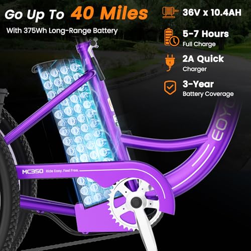 MOPHOTO Electric Tricycles for Adults, 3 Wheel E-Bike with