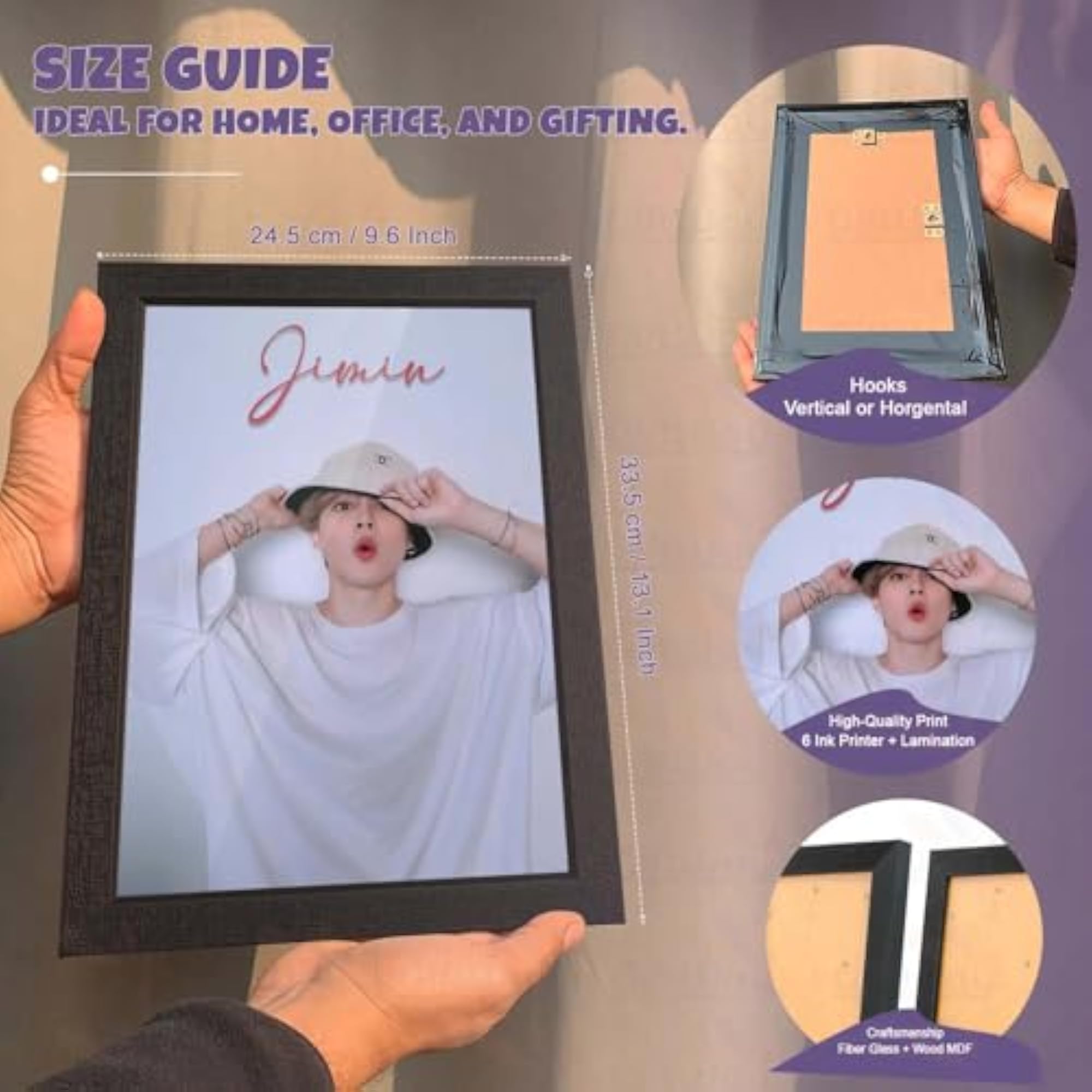BTS Jimin with Cap Photo Frame