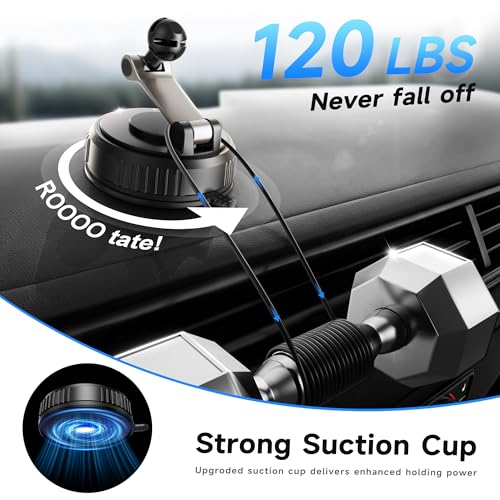 Geerealy for 25W MagSafe Car Mount Charger with Built in Cooling Fan - image 4