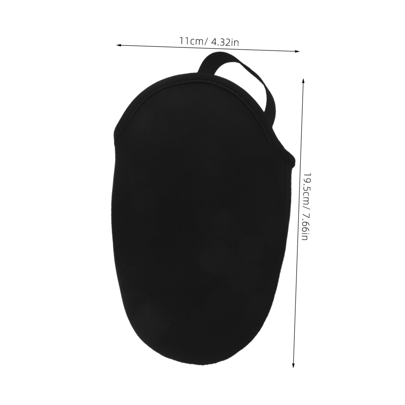 POPETPOP 2pcs Non Slip Cycling Shoe Covers for Cold Weather Warm Windproof Thermal Toe Protectors Easy to Use Half Shoe Covers for Biking for Mountain and Road Cycling Black