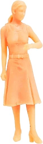 Miniatura 1 de MYCENSE 1:64 Figura Modelo Miniaturas Escenas Realista Resina Sin Pintar Pequeñas Personas Tren Personas Modelo Personas para Construcción Diseño