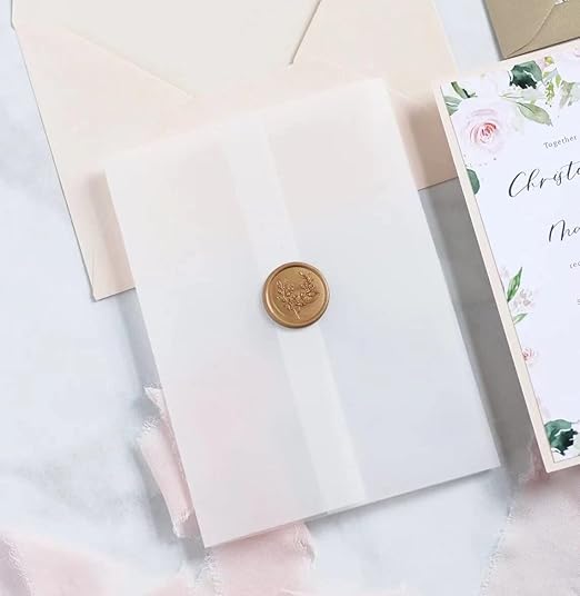 PreFolded Vellum Jackets for 5x7 Invitations Vellum Paper 5x7