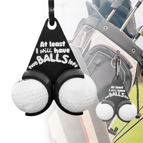 Asdmm Golf Ball Holder - It Take A Lot Of Balls To Golf The Way I Do 3D Funny Printed With 2 Tee Slots, Quick-Draw Release, 1 Pc (A)