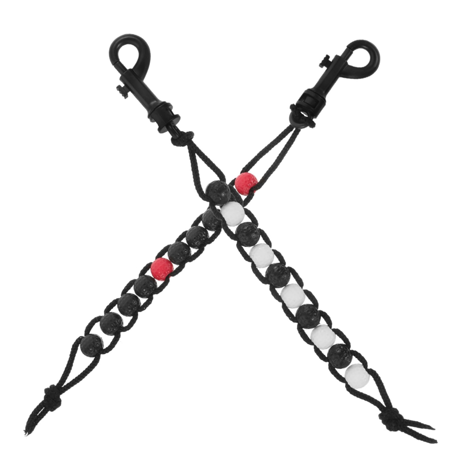 Contador De Puntuación De Pulsera De Negro Blanco Accesorio Práctico para Golfistas Contador De con Bolas para Puntuación