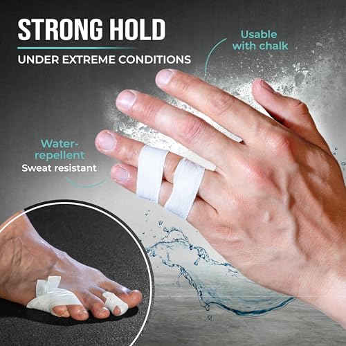 Fuerte adherencia del esparadrapo PULLUP & DIP bajo condiciones extremas