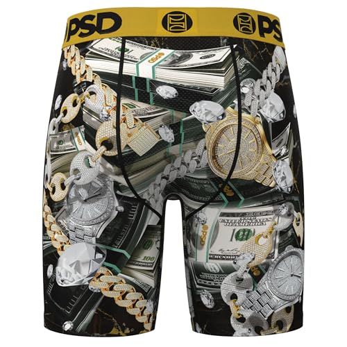 PSD Men's Icy Benjis Boxer Briefs, Multi, L4