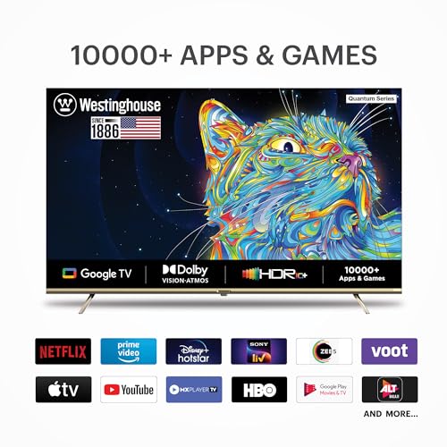 Image of Westinghouse 164 cm (65 inches) Quantum Series Ultra HD LED Google TV WH65GTX50 (Rose Gold)