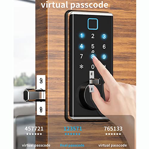 Serrure de porte intelligente Bluetooth à pêne dormant et clavier TTLock - 5
