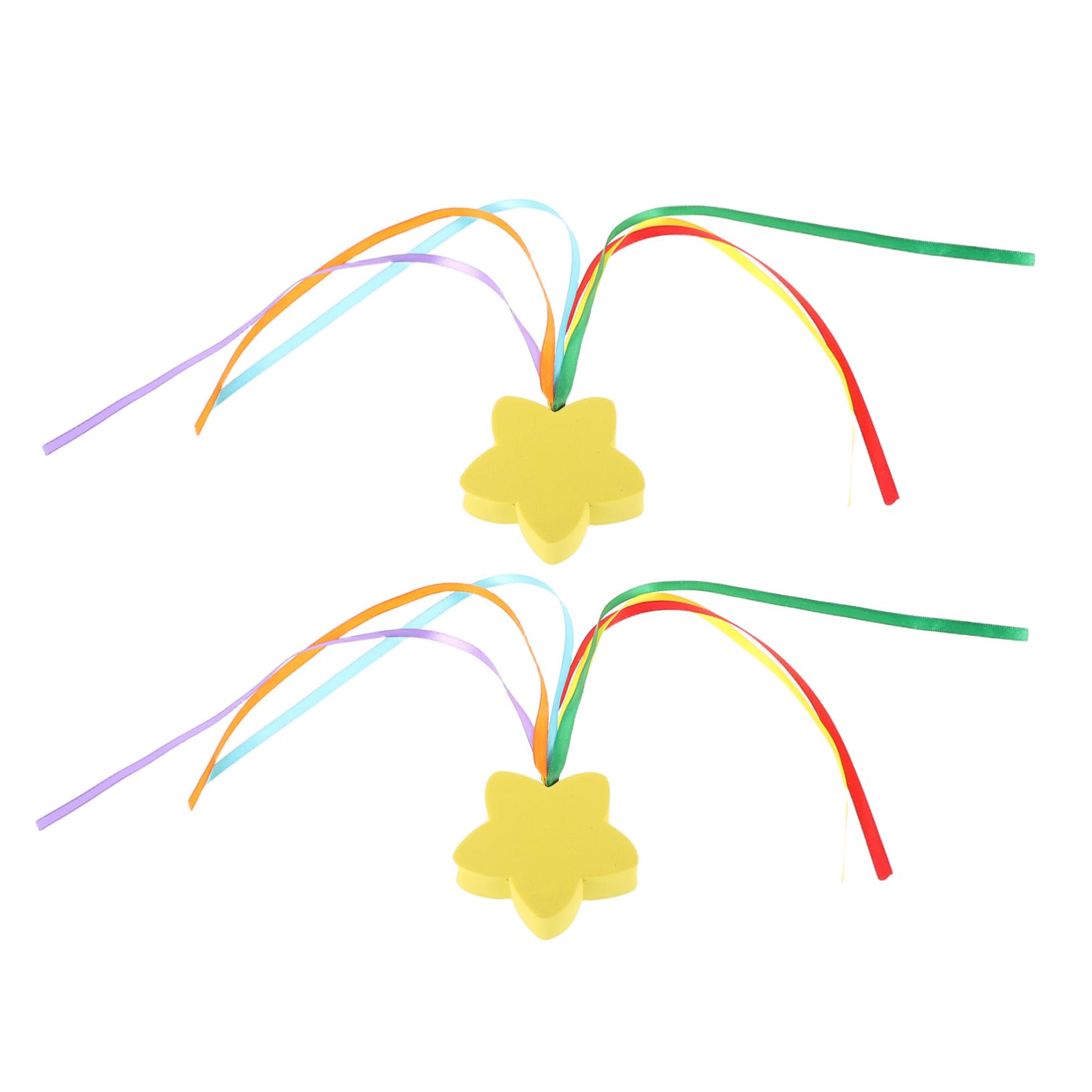 Cabilock 2Pcs Star Shaped Car Antenna Balls Cute Vehicle Exterior Decoration Easy Tool Installation for Unique Car Roof Accessories Fun Dashboard Decor for Cars and Trucks