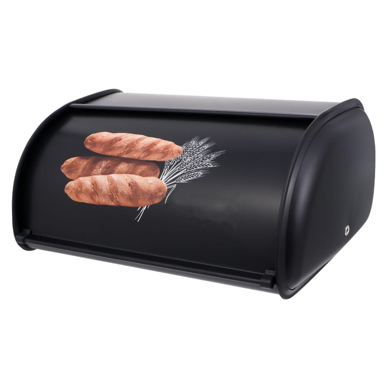 Metall Brotkasten mit Deckel Platzsparende und Leicht zu Reinigende Brotdose für Zuhause und Büro Kompakte Aufbewahrungsbox für Brot und Gebäck