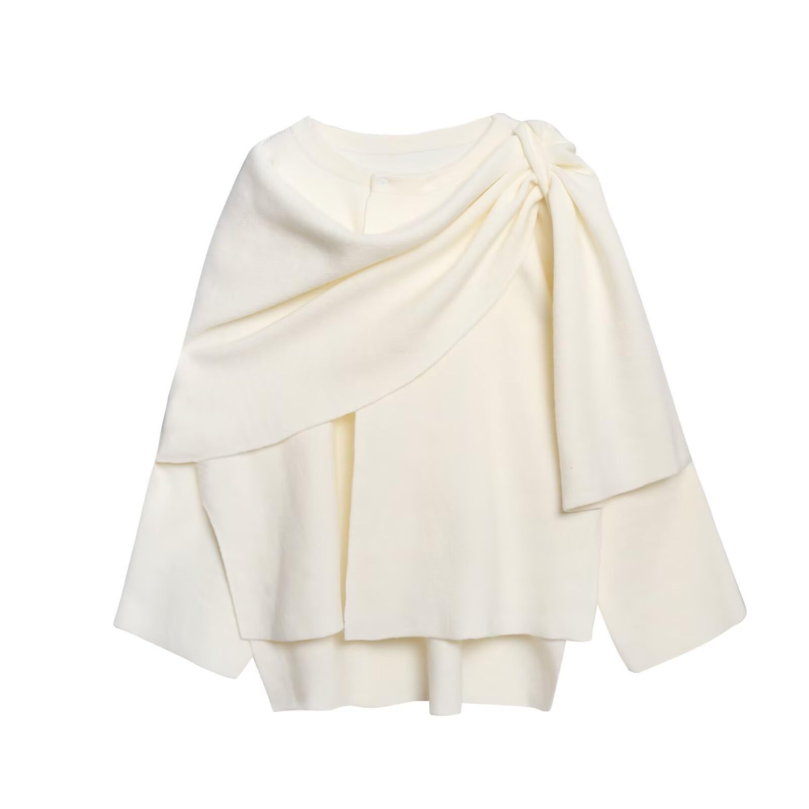 Womens Oversized Button Open Front Scarf Cardigan Jacket Shawl Wraps Knit Sweater Long Sleeve Winter Outerwear