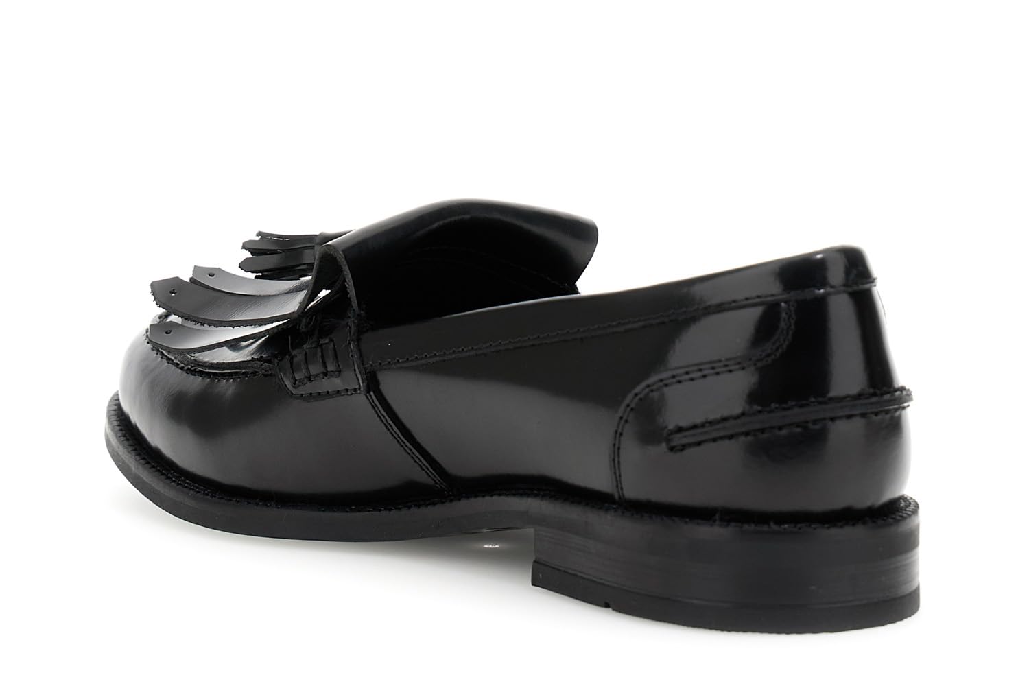CAFèNOIR - Mocasines De Piel Cepillada con Flecos, para Mujer
