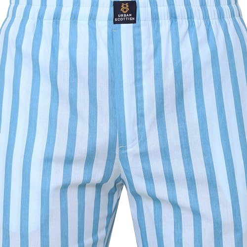 Image of Urban Scottish Men's Lounge Pants 100% Cotton Men's Lounge Night Pant Comfortable Leisure-Wear Lower with an Elastic Waist-Band and Regular Fit Track Pants, Machine Washable Stay at Home