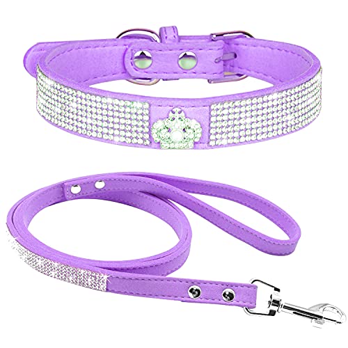 haoyueer Rhinestone Dog Collar