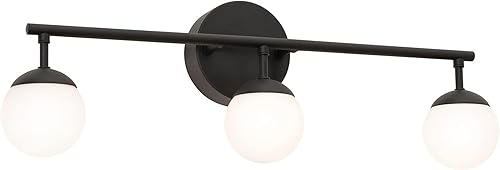 AFX PRLV2408L30D1BK - Vanidad perlado, color negro