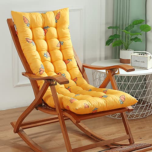 Letshop Sitzkissen Gartenstuhlauflage,Indoor Outdoor Stuhlauflagen Hochlehner-Auflage Sitzauflage Terrasse Sessel Deckchair Liege Rocking Stuhl Pad 48 * 120 * 8cm Cover