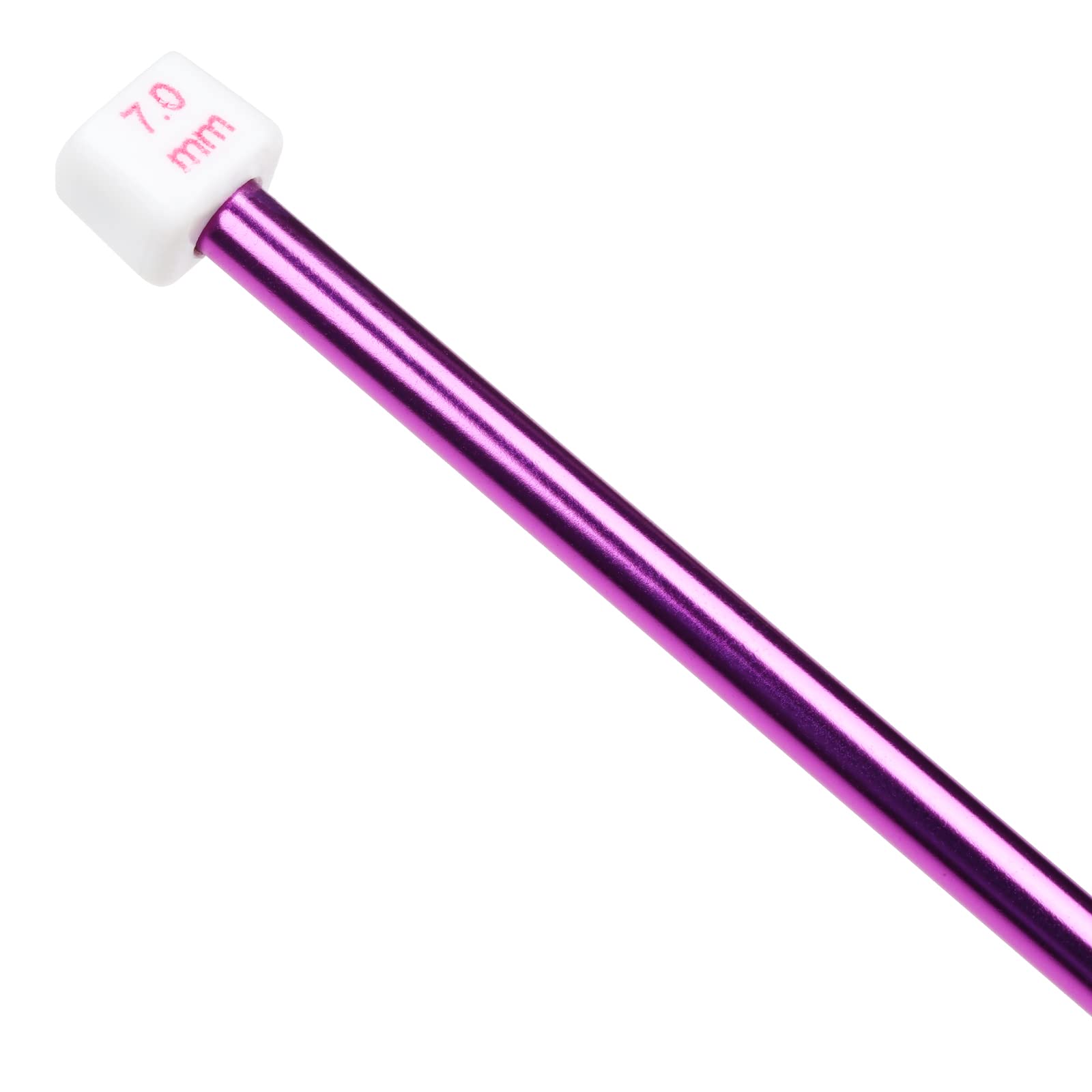 Coopay Breinaalden 2,5 mm x 35 cm, metalen breinaalden voor beginners, professionele breiers, lichtgewicht breinaalden voor artritische handen, lange naalden voor jumpers, dekens grote projecten
